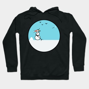 Frosty the snowman at the Golf Course Hoodie